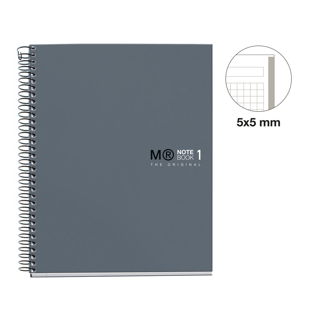 Cuaderno NB1 A5 80 CLA 90G Grafito