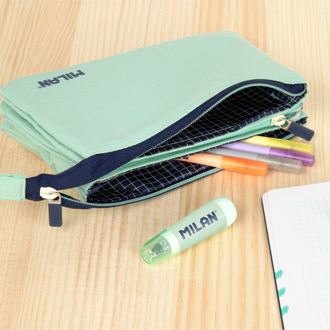 Estuche portatodo 5 compartimentos 1918 Collection, verde