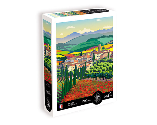 Puzzle 1000 pc - Paisaje de la Toscana