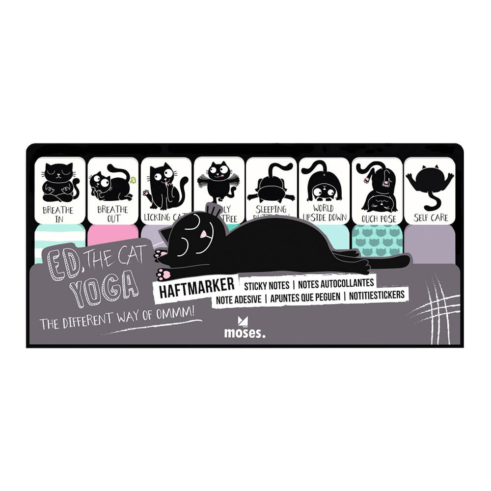 Marcadores adhesivos para yoga - Ed, The Cat