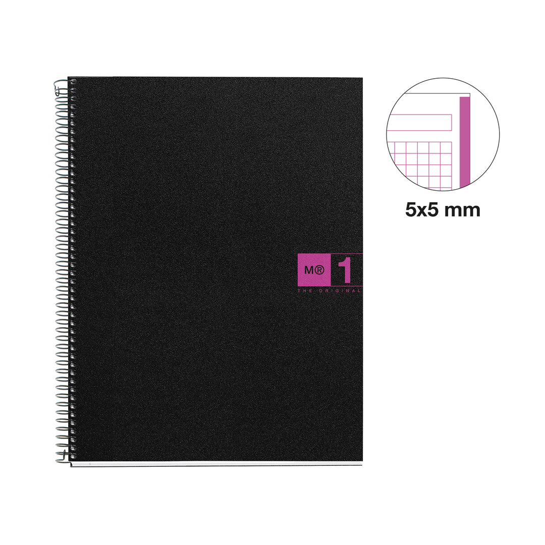 Cuaderno NB1 A4 80 CLA PP Fucsia