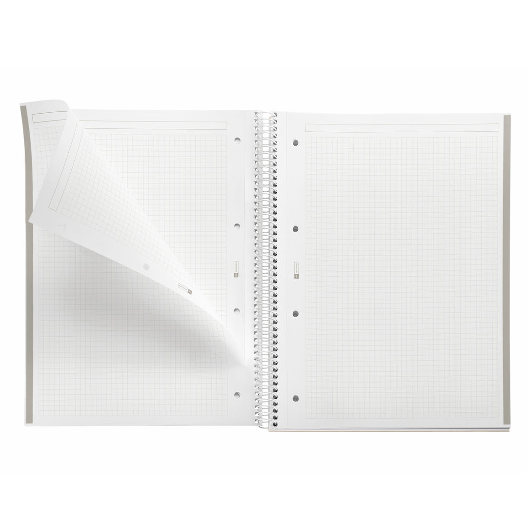 Cuaderno NB1 A4 80 CLA 90G Emotions Gris
