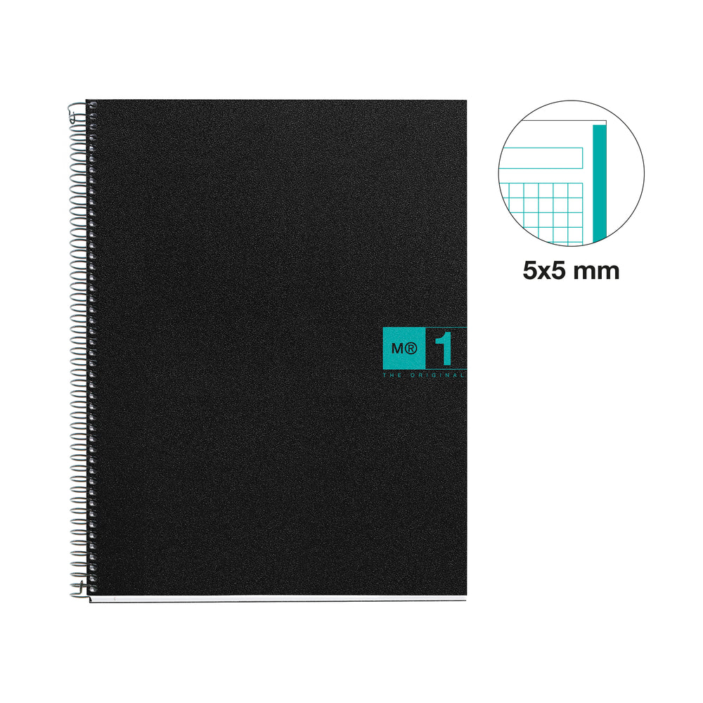 Cuaderno NB1 A4 80 CLA PP Turquesa