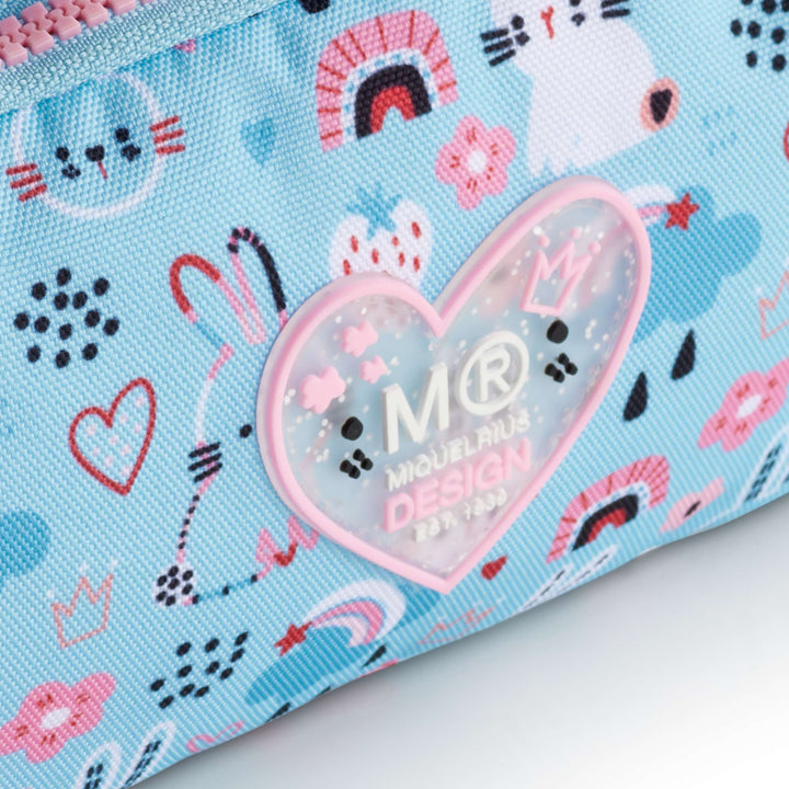 Portatodo Doble Organizador Recicl. Bunny Bliss