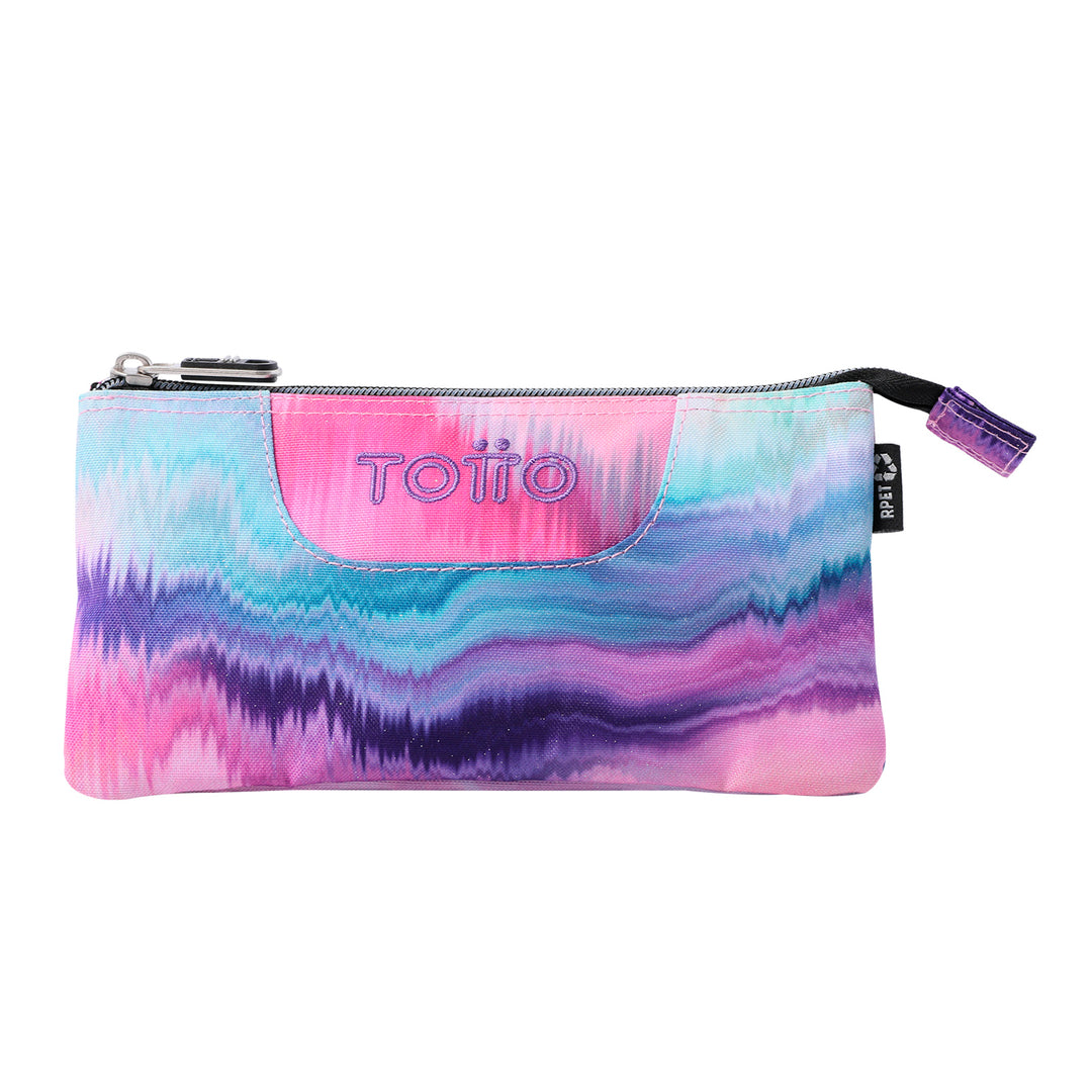 Estuche escolar eco-friendly tres compartimentos - Tablero