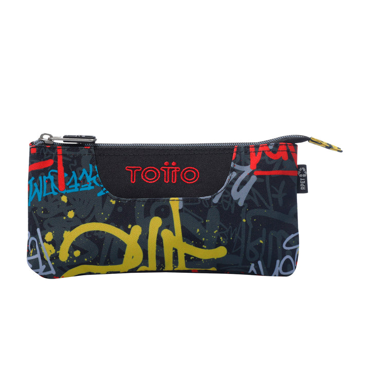 Estuche escolar eco-friendly tres compartimentos - Tablero