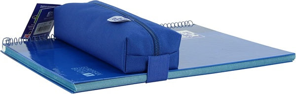 Portatodo Oxford Teens rectangular mediano Kangoo - Azul
