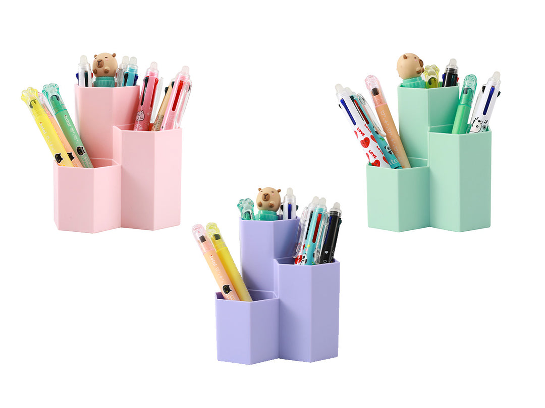 Organizadores de escritorio hexagonales