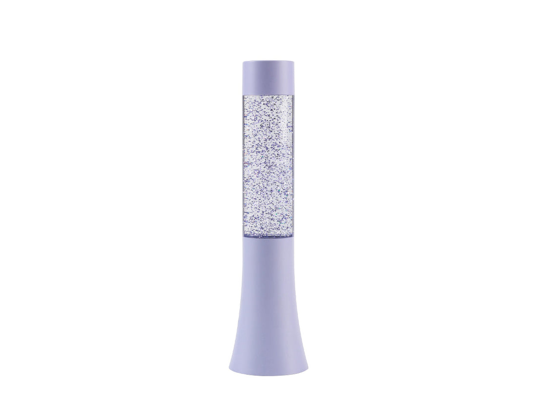 Lámpara Glitter Flared violeta pastel