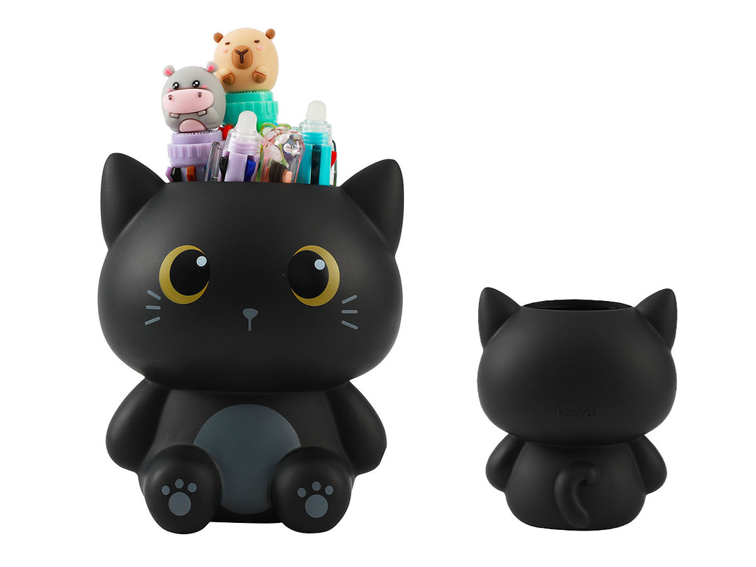 Portabolígrafos 3D - Black Cat
