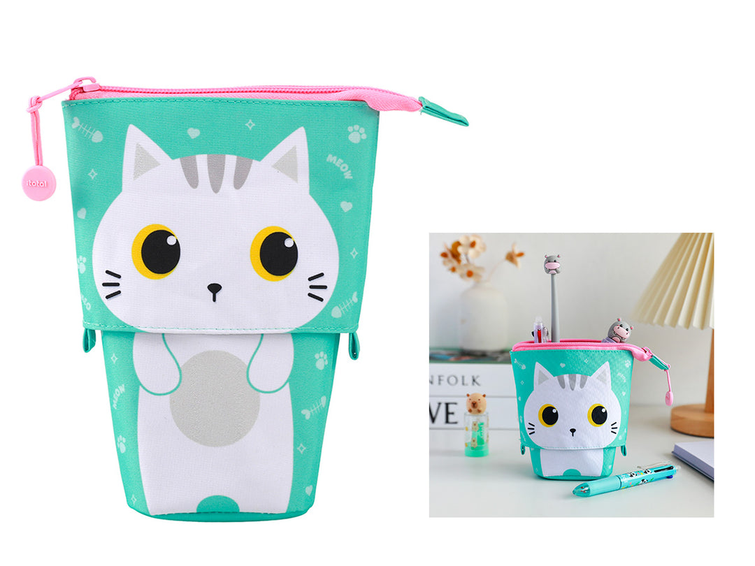 Estuche pop-up White Cat