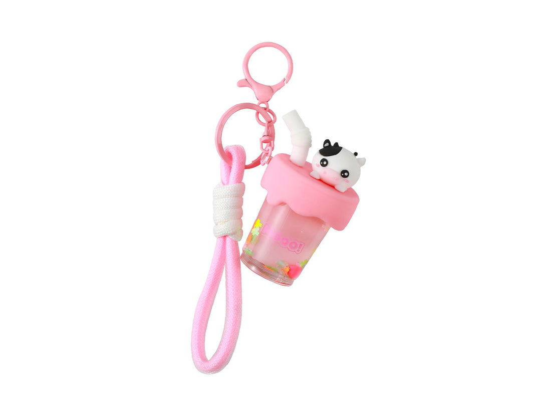 Llaveros Bubble Tea - Cow