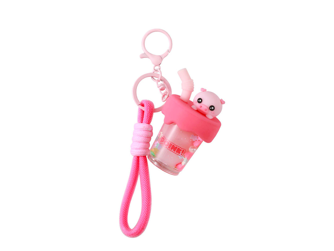 Llaveros Bubble Tea - Piggy