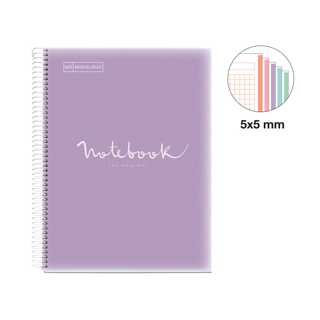 Cuaderno NB5 A4 120 CLA 90G PP Emotions Lavanda MR