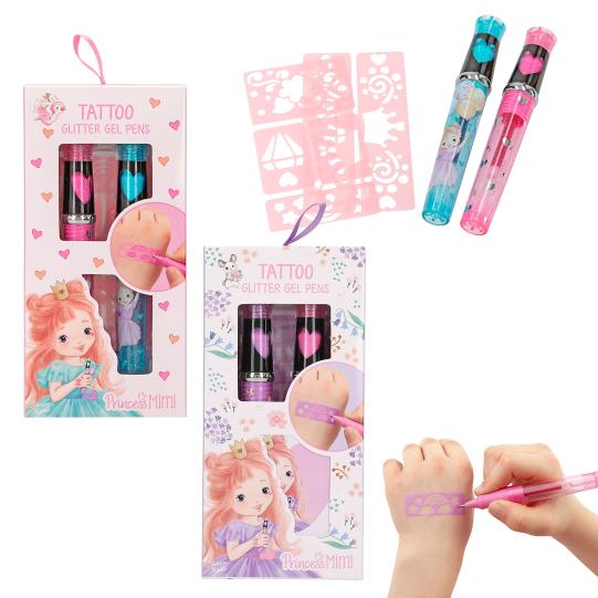 Princess Mimi Rollers de gel con purpurina para tatuajes