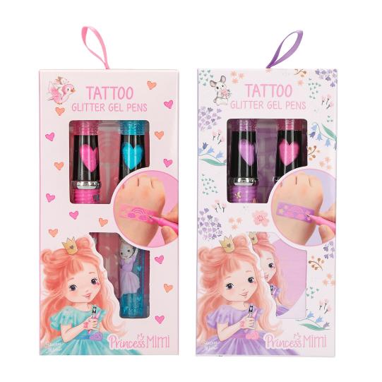 Princess Mimi Rollers de gel con purpurina para tatuajes