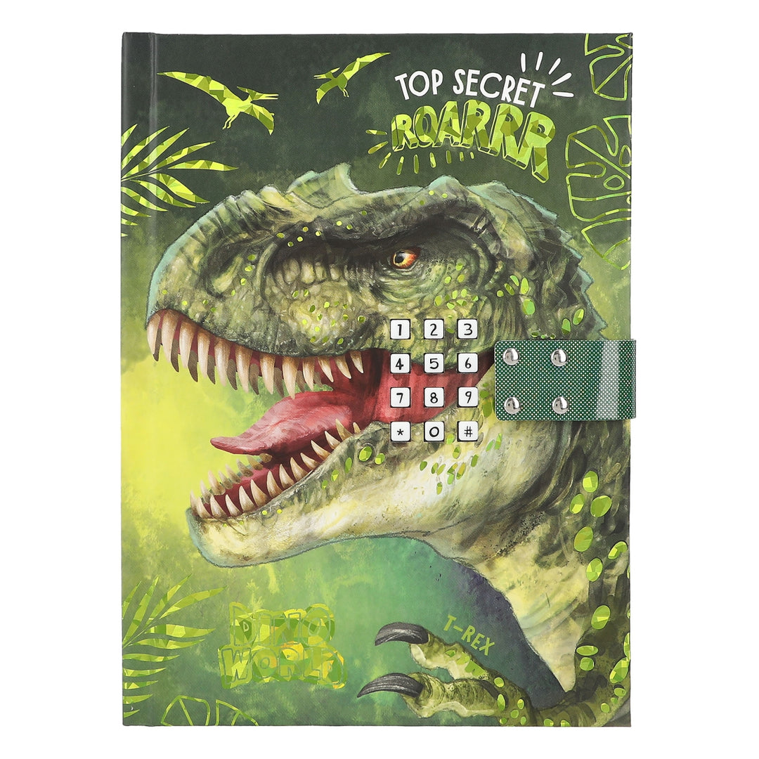 Dino World diario con código y sonido