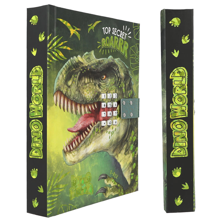Dino World diario con código y sonido