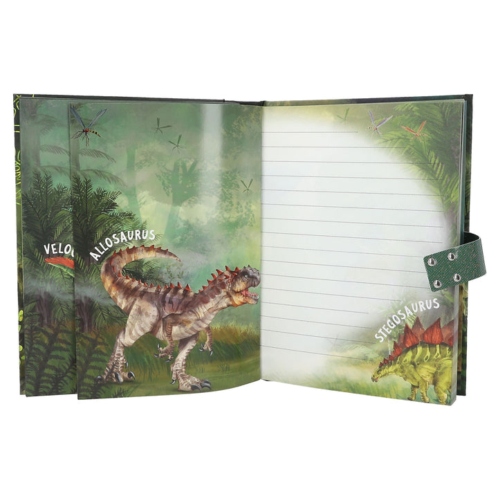 Dino World diario con código y sonido