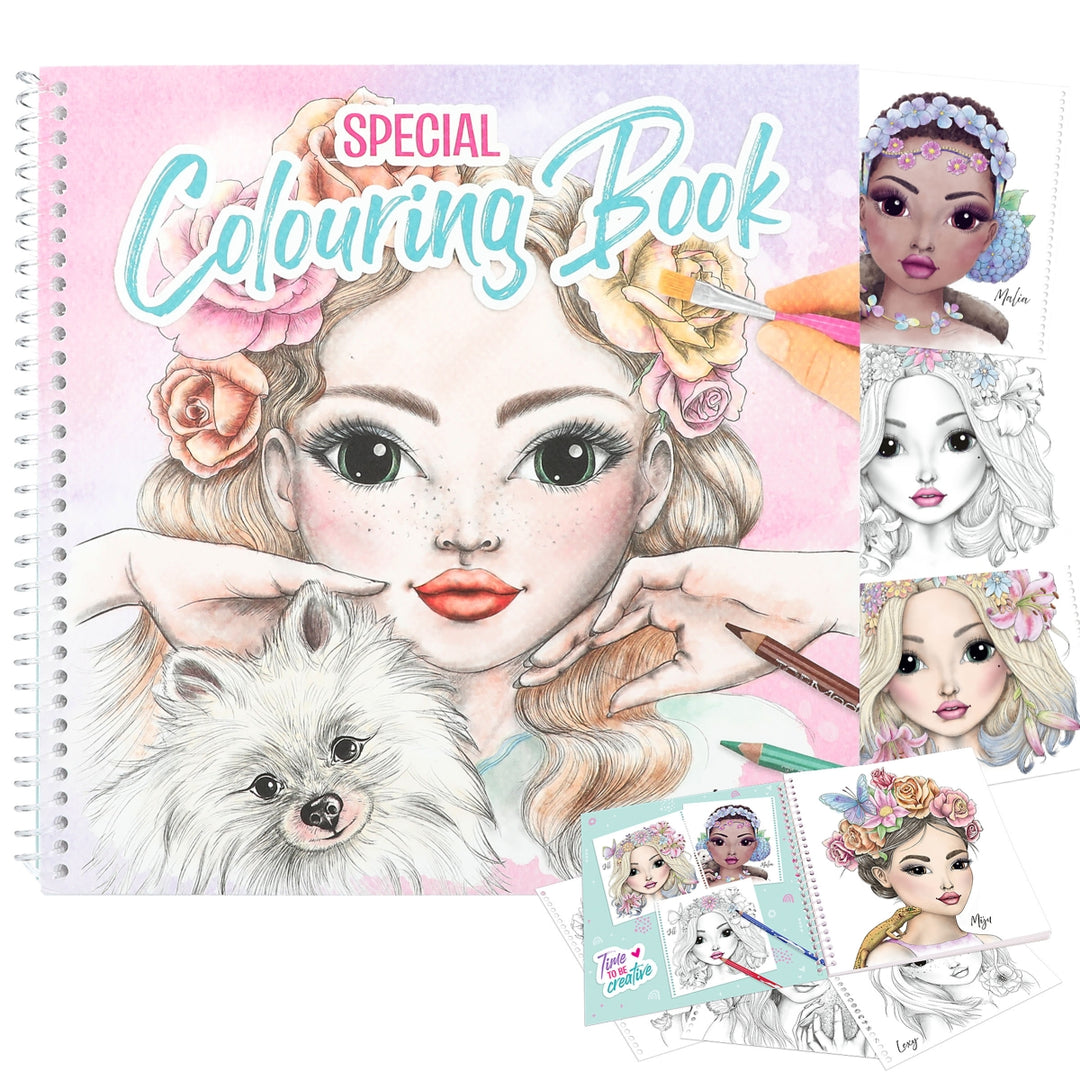 TOPModel libro especial para colorear