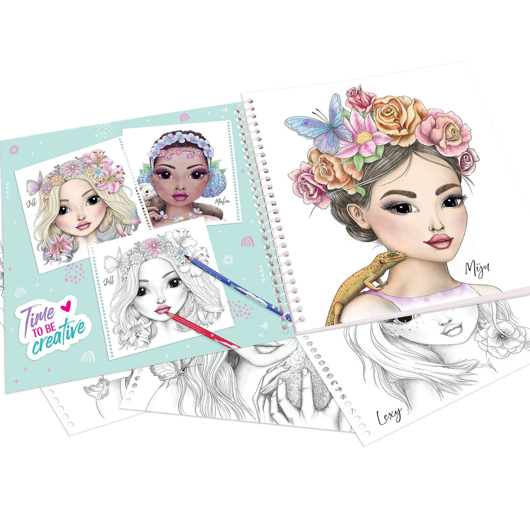 TOPModel libro especial para colorear