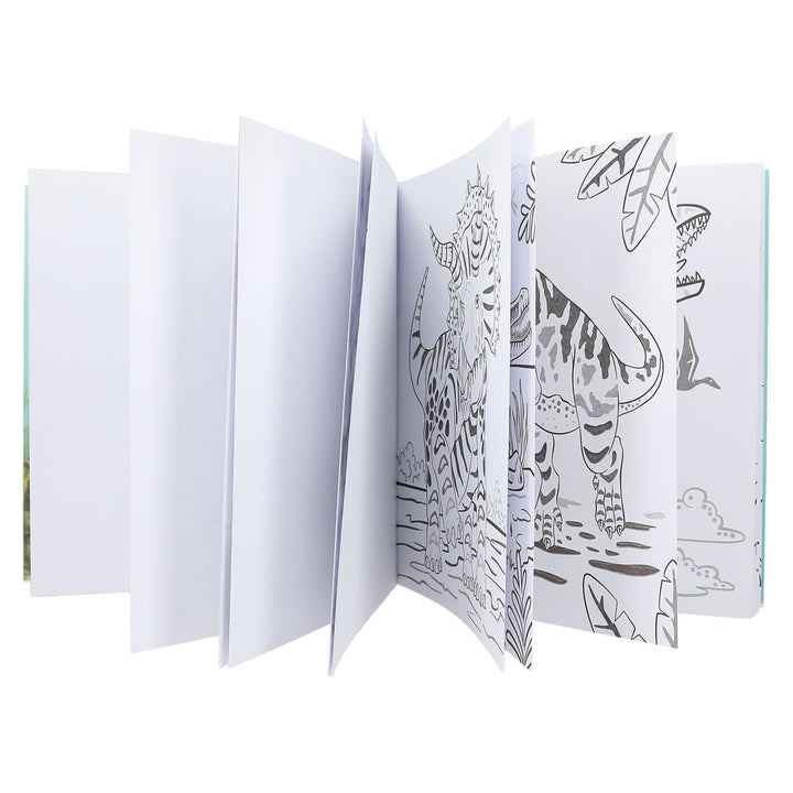 Dino World libro de acuarelas