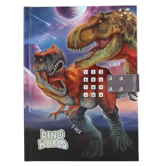 Dino World diario con código y sonido