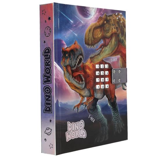 Dino World diario con código y sonido