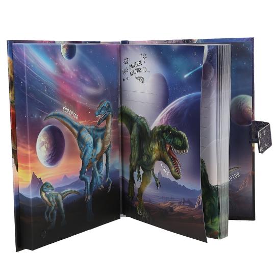 Dino World diario con código y sonido