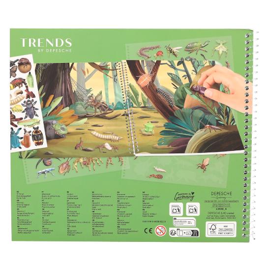 Explorer Stickerworld con pegatinas en relieve