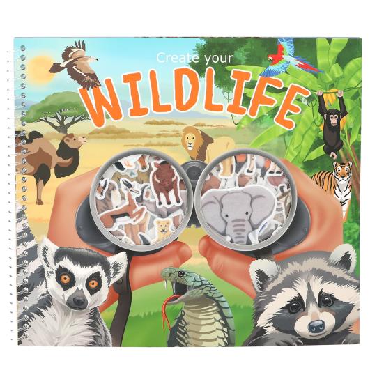 Create Your Wild Life con pegatinas de terciopelo
