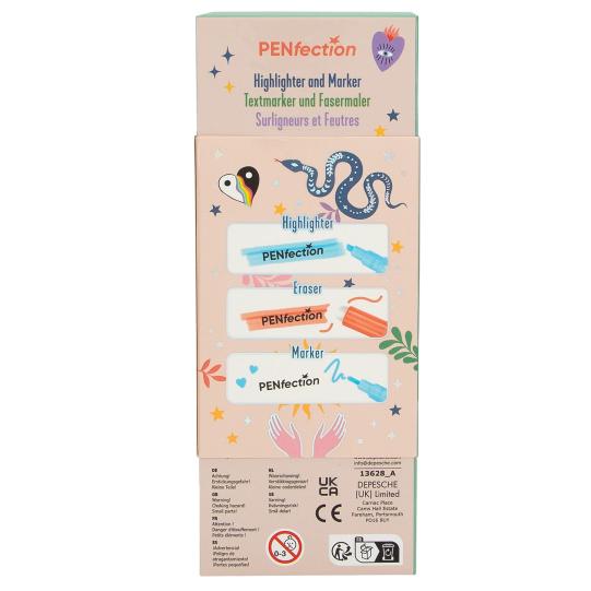 PENfection set de rotulador y subrayador