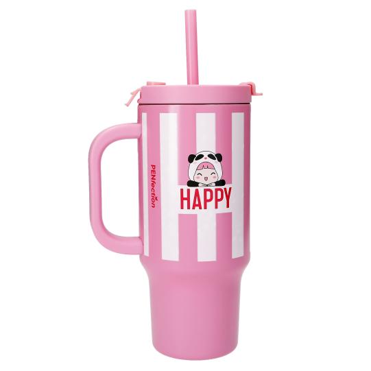 PENfection To Go vaso con pajita HAPPY