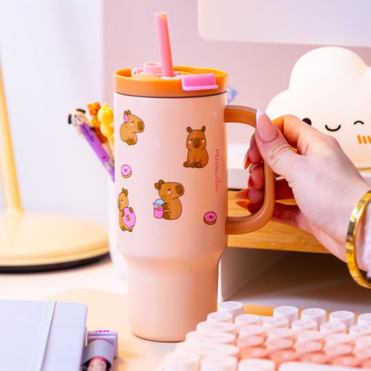 PENfection To Go vaso con pajita CAPYBARA