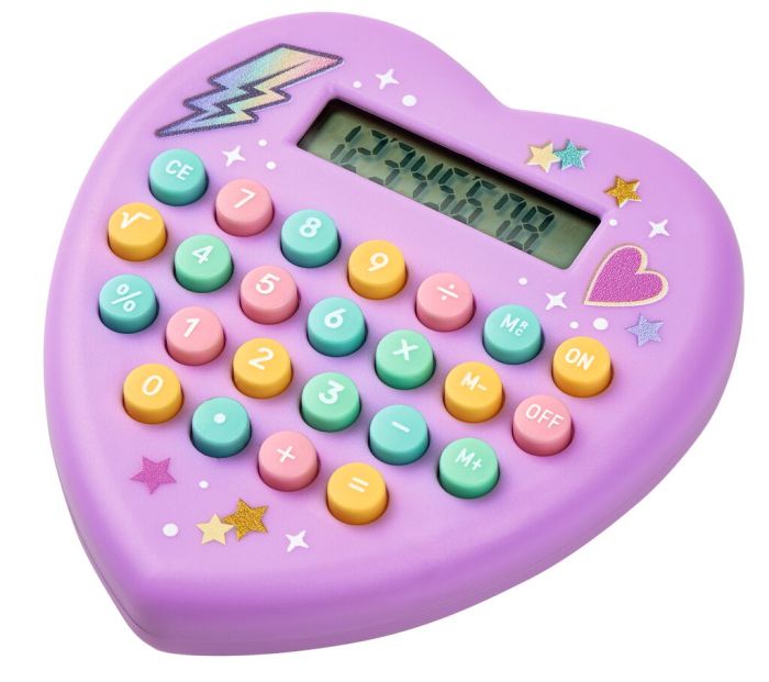 Calculadora en forma de corazón