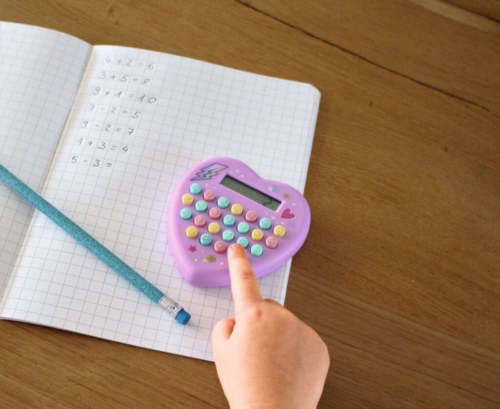 Calculadora en forma de corazón