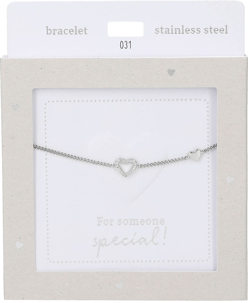 Pulsera Heart of Gold : Heart silver