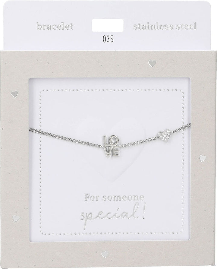 Pulsera Heart of Gold : Love silver