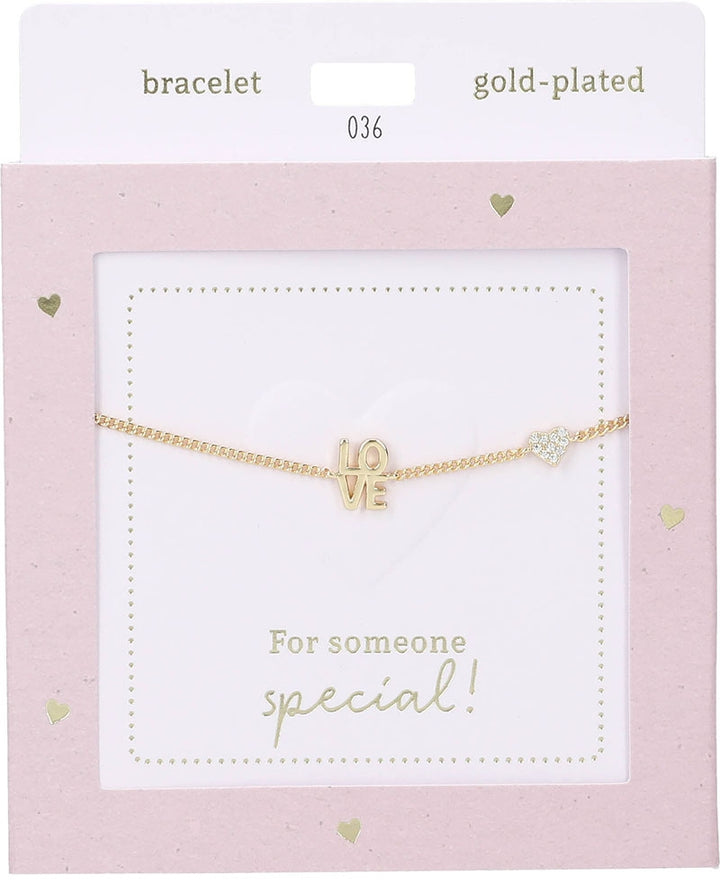 Pulsera Heart of Gold : Love gold