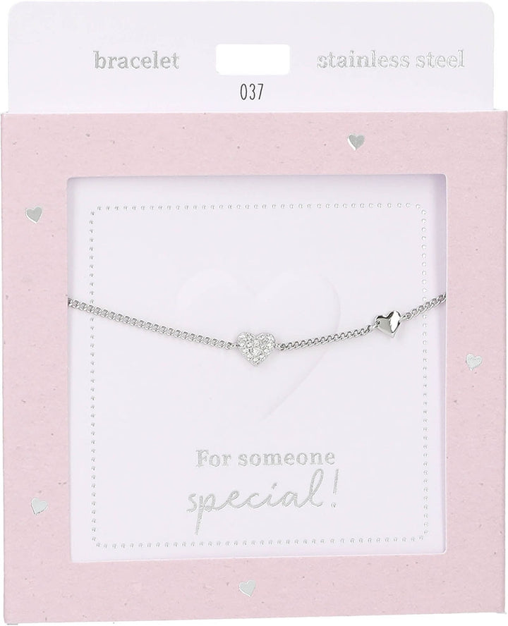 Pulsera Heart of Gold : Heart solid silver