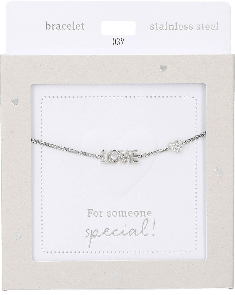 Pulsera Heart of Gold : Love silver