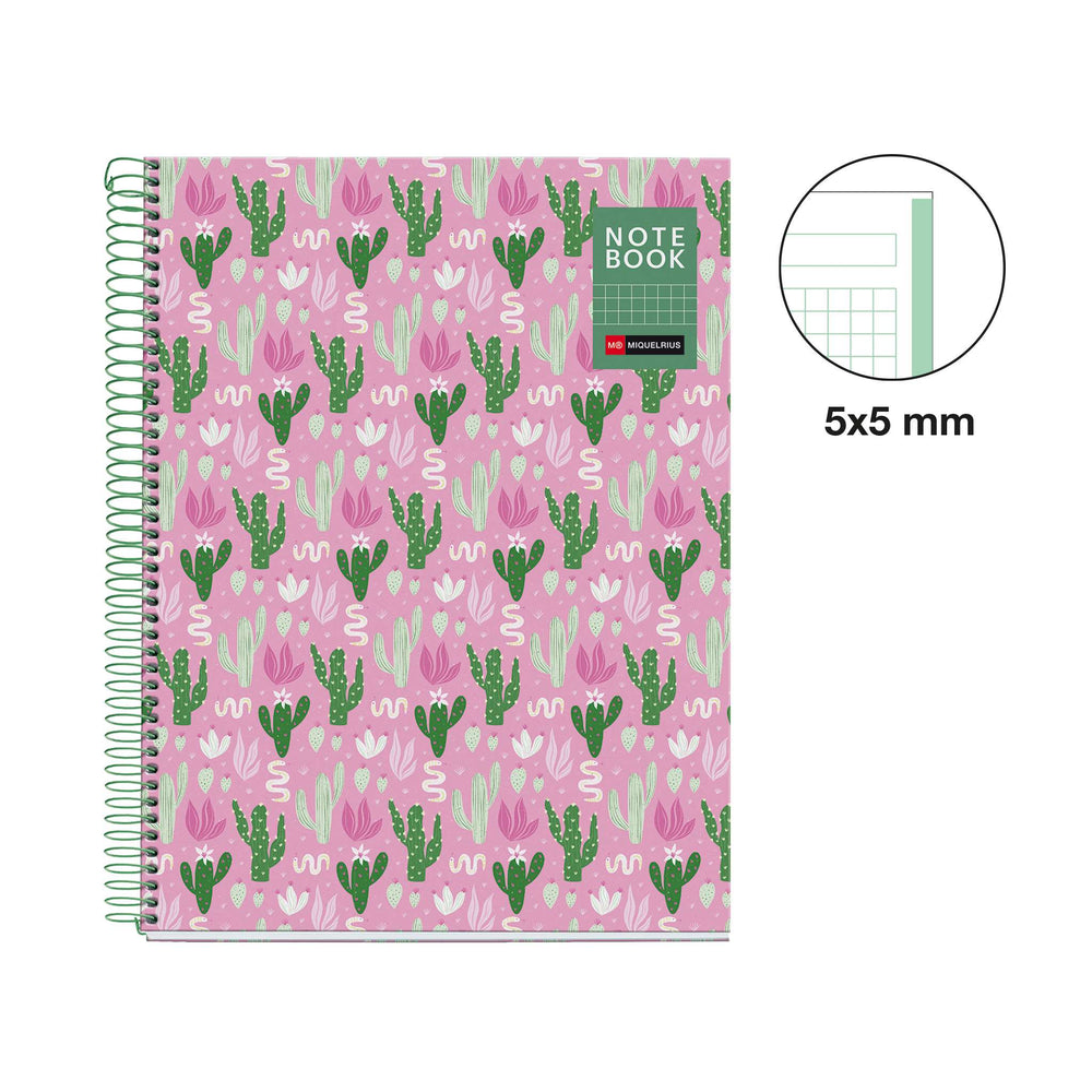 Cuaderno NB1 A4 80 CLA 90G Natura Cactus