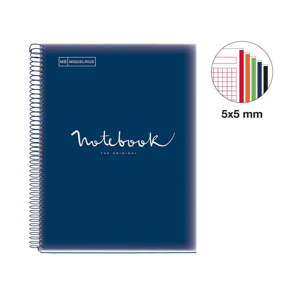 Cuaderno NB5 A4 120 CLA 90G PP Emotions Marino