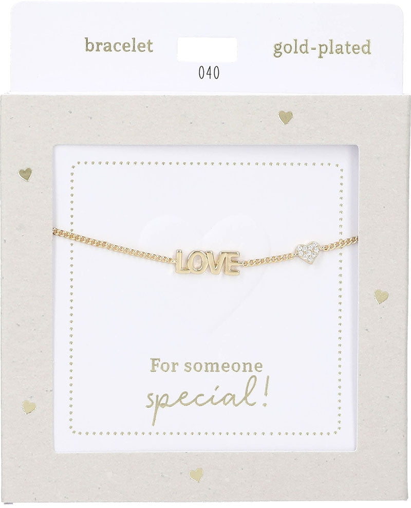Pulsera Heart of Gold : Love gold