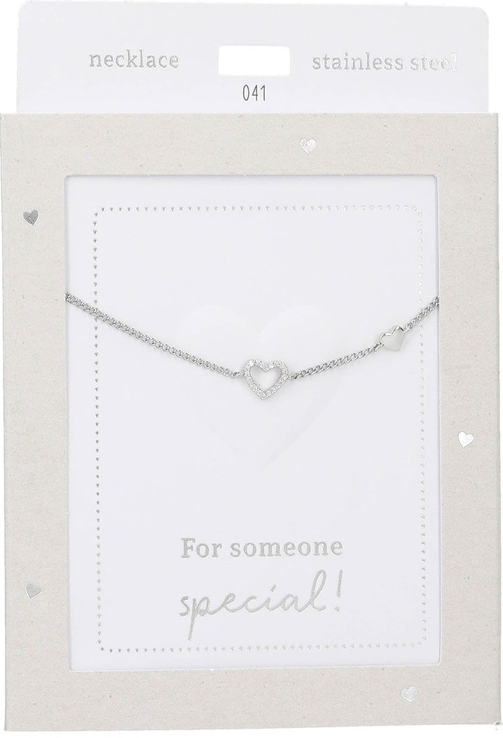 Collar Heart of Gold - Heart silver