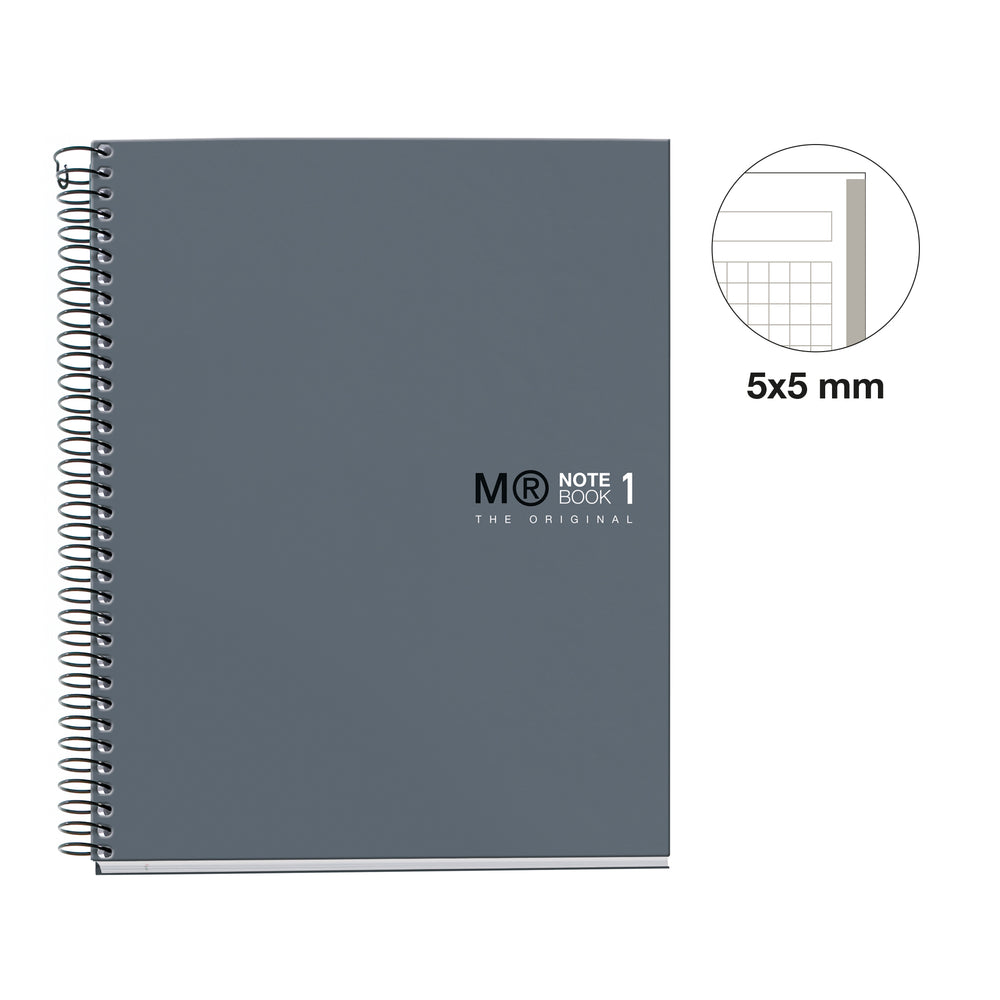Cuaderno NB1 A5 80 CLA 90G Grafito