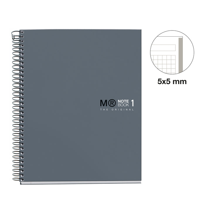 Cuaderno NB1 A5 80 CLA 90G Grafito