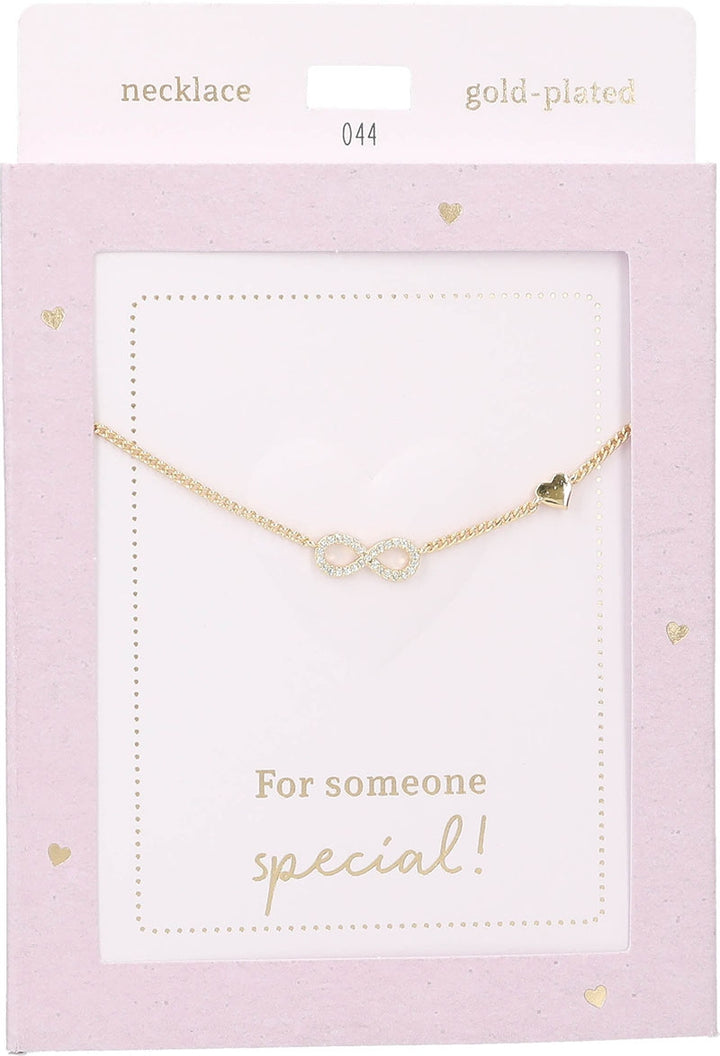 Collar Heart of Gold - Infinity sign gold