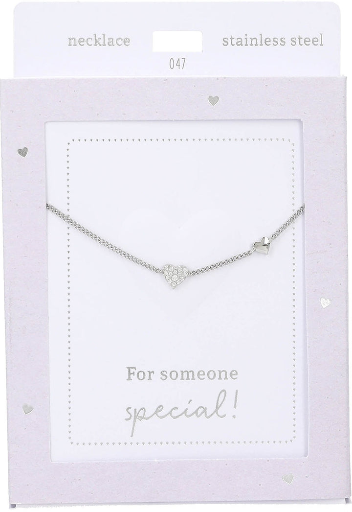 Collar Heart of Gold - Heart solid silver