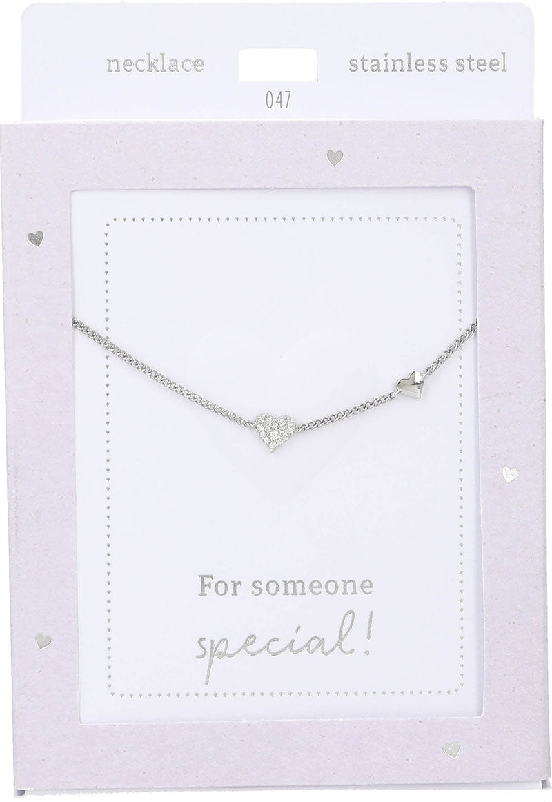 Collar Heart of Gold - Heart solid silver